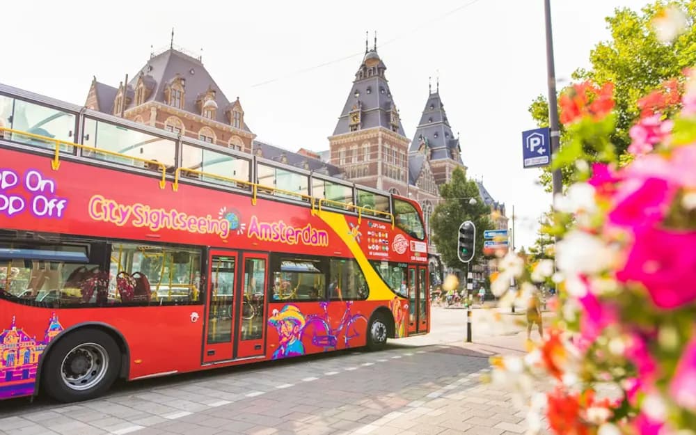 Amsterdam Hop-On Hop-Off City Sightseeing Bus Tour