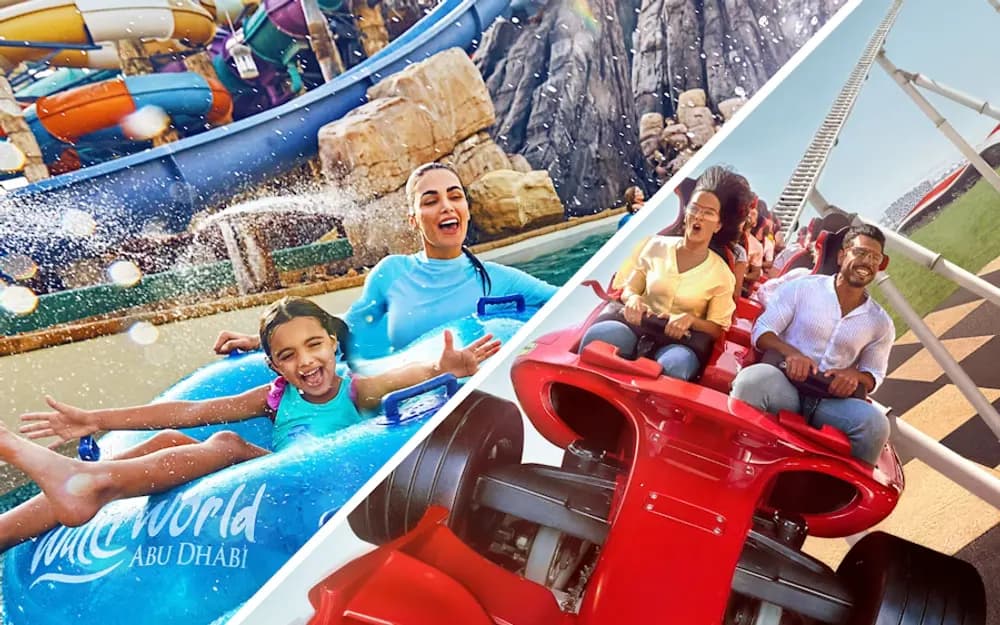 Abu Dhabi Yas Island 4 Park Tickets