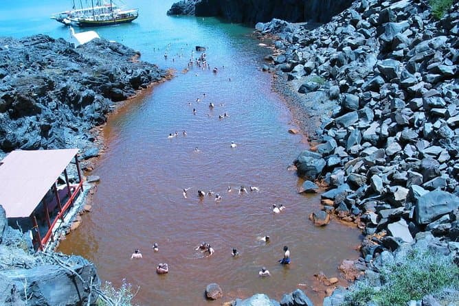 Volcanic Islands Cruise with Hot Springs in Santorini