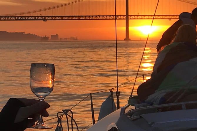 Lisbon Sunset Sailing Cruise with Wine