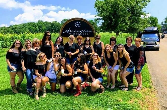 Arrington Vineyard Winery Round-Trip Shuttle Transfer from Nashville