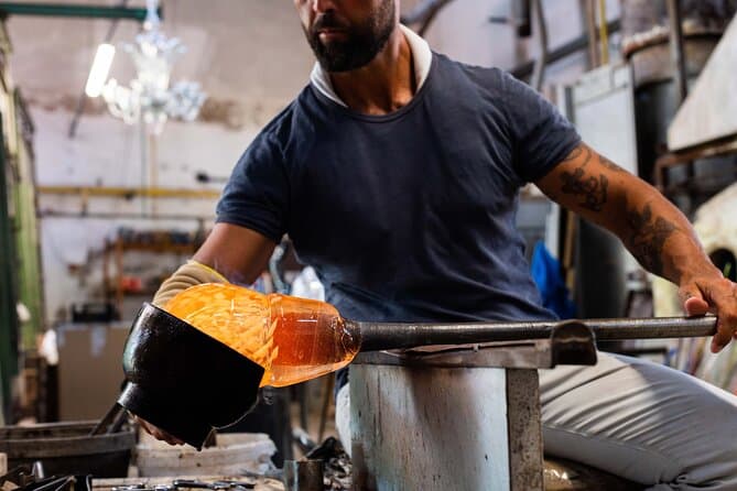 Murano Glass Factory Tour with Glass Blowing Workshop
