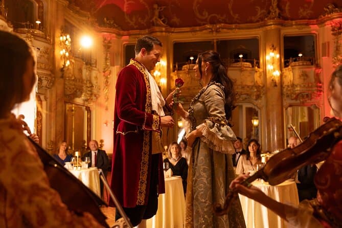 Prague Mozart Ballroom Concert Tickets with Dinner