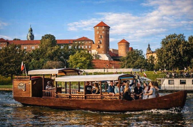 Krakow Vistula River Traditional Gondola Private Boat Tour