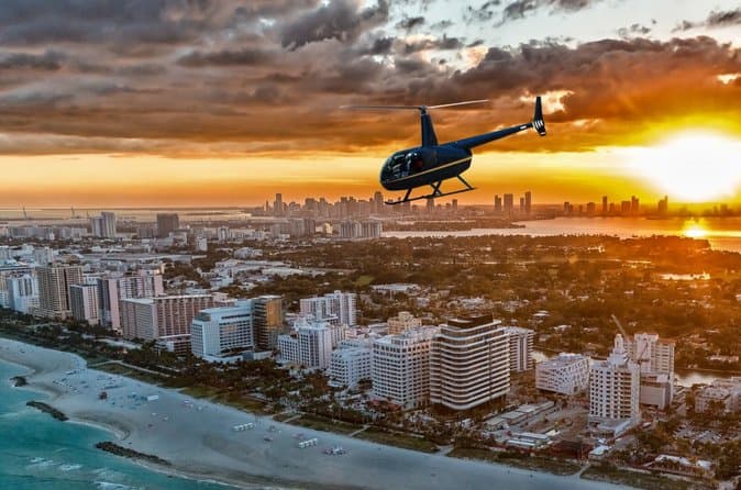 Miami Sunset Private Helicopter Tour