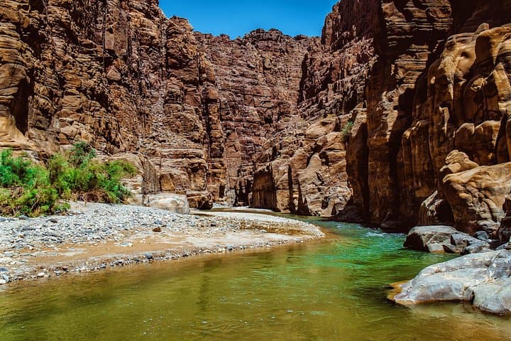 Wadi Mujib Siq Trail Hiking Tour from Amman