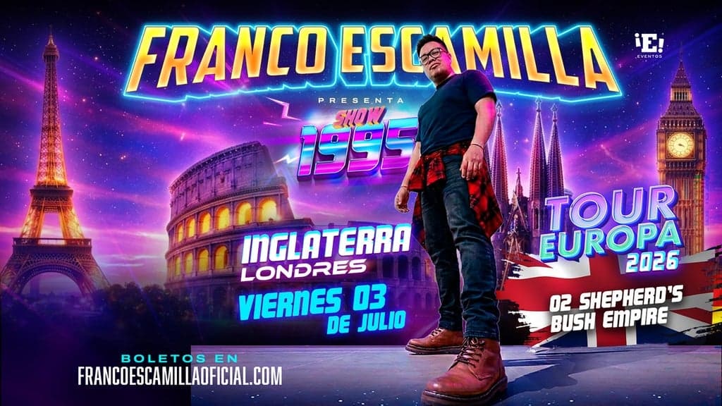 Franco Escamilla - 1995 at O2 Shepherds Bush Empire