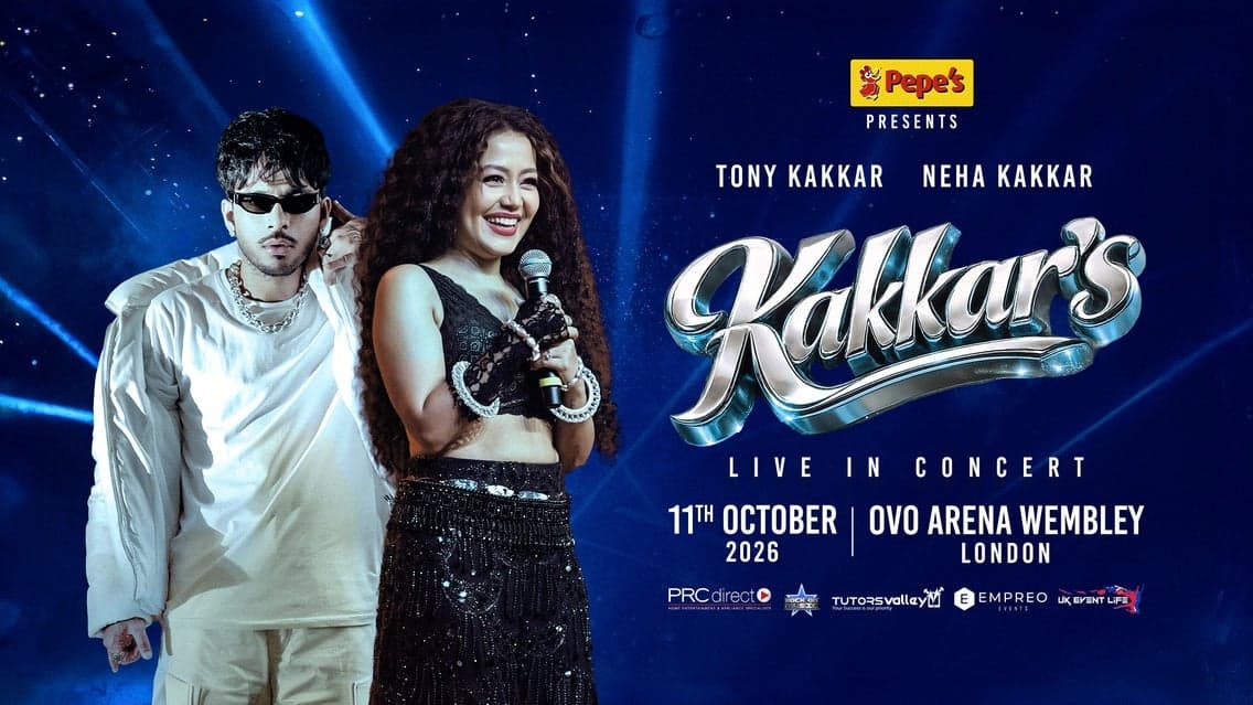 Kakkars - Live in Concert - Venue Premium Tickets at OVO Arena Wembley