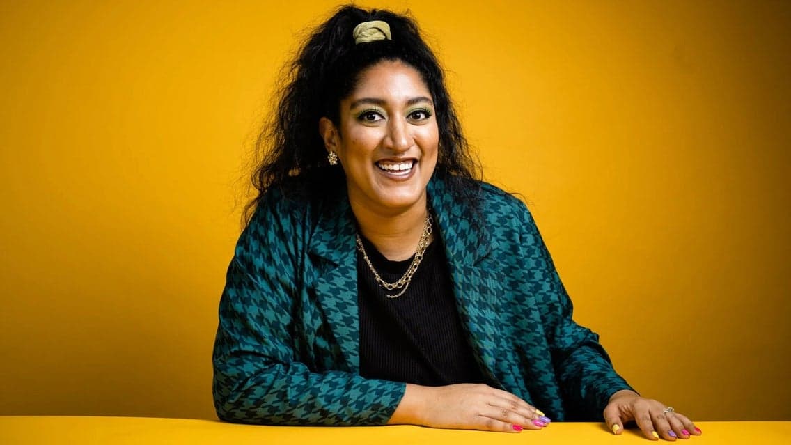 Aurora Singh - in the Callback Bar at Punch Line Sacramento Callback Bar