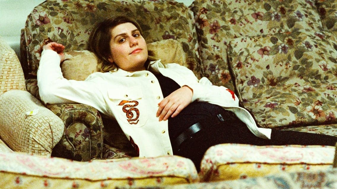 Alex Lahey (Solo) with talker at Cafe Du Nord