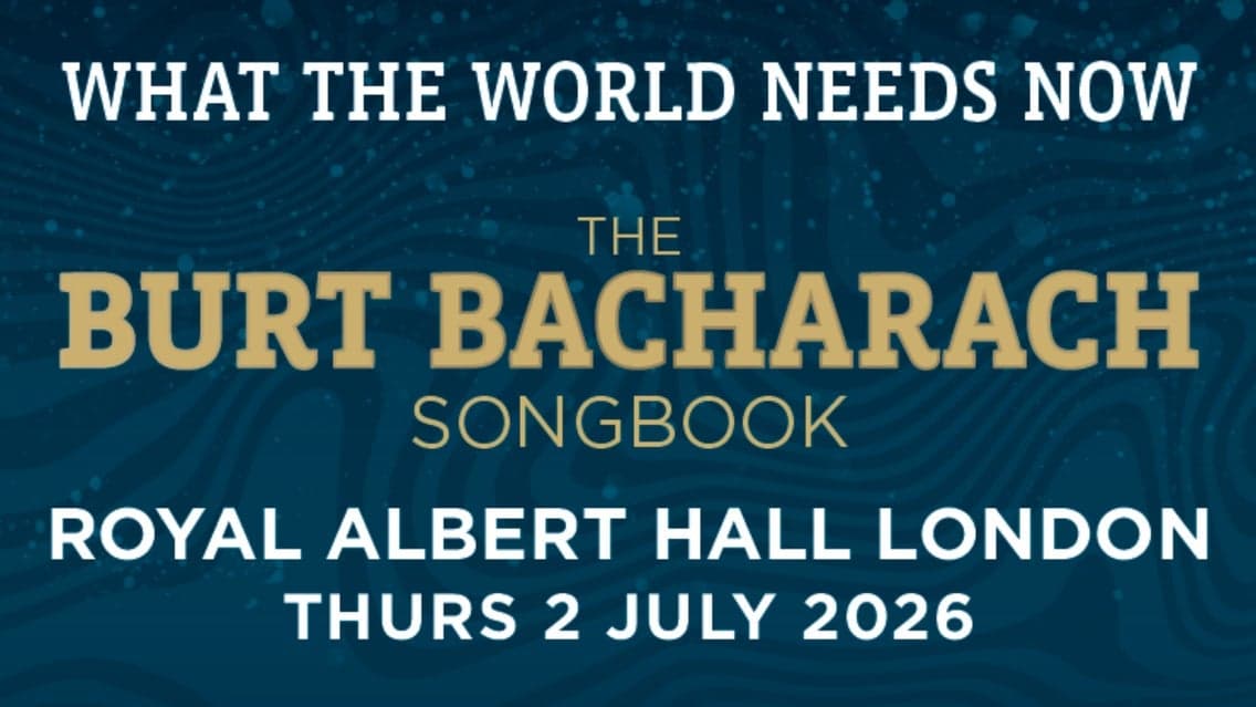 What the World Needs Now: the Burt Bacharach Songbook at Liverpool Philharmonic Hall