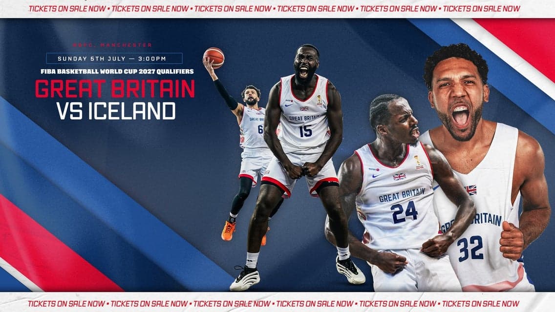 Great Britain Men v Iceland - FIBA World Cup Qualifier at Belle Vue National Basketball Performance Centre