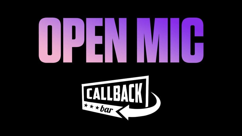Open Mic hosted by Marcus Mangham - in the Callback Bar at Punch Line Sacramento Callback Bar