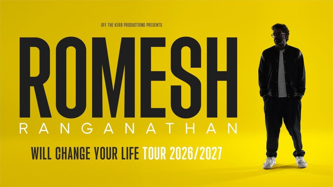 Romesh Ranganathan Will Change Your Life at Edinburgh Playhouse