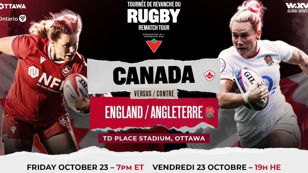 Rugby Canada WXV Ottawa V England at The Stadium at TD Place