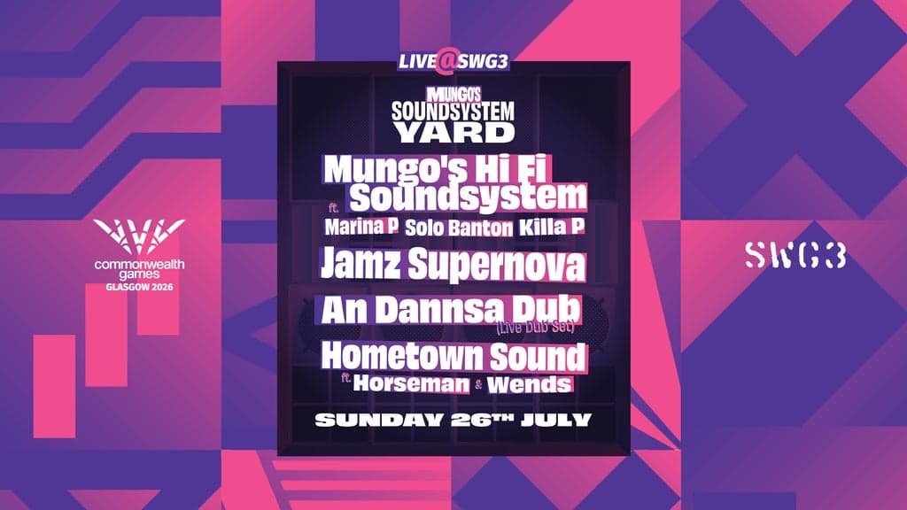 Mungo's Soundsystem Yard at Galvanizers Yard SWG3 