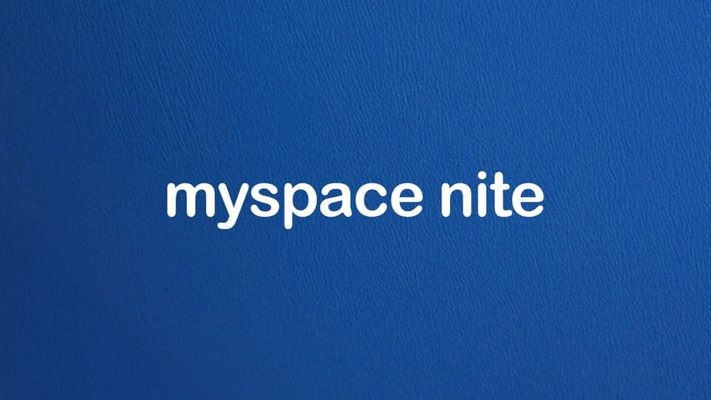 myspace nite at 9:30 CLUB