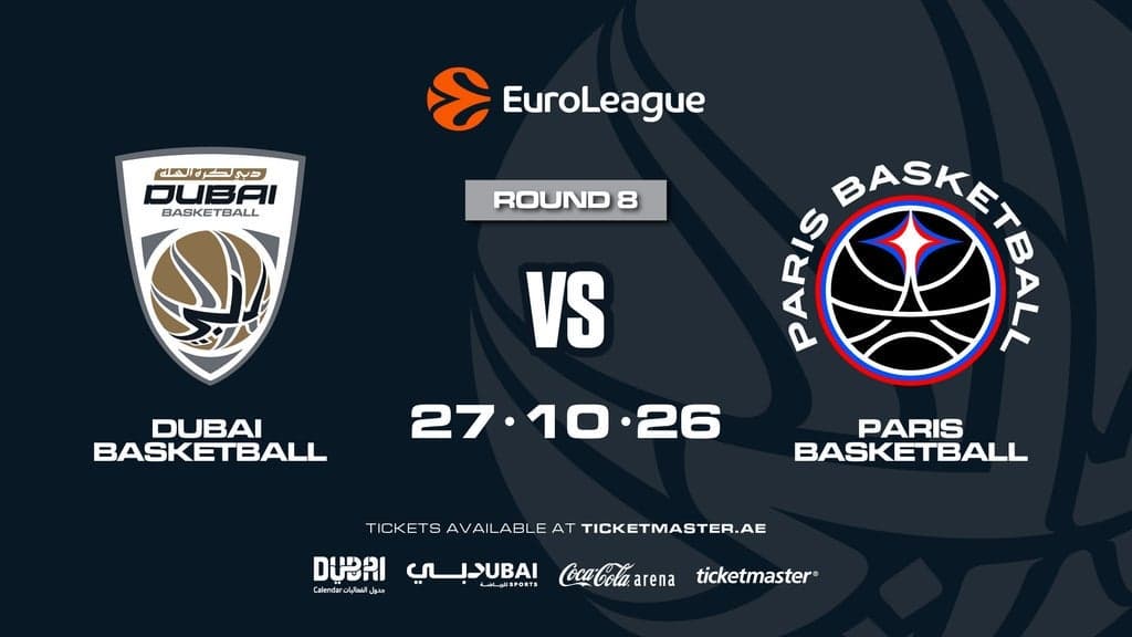 EuroLeague | Dubai Basketball vs Paris Basketball at Coca-Cola Arena