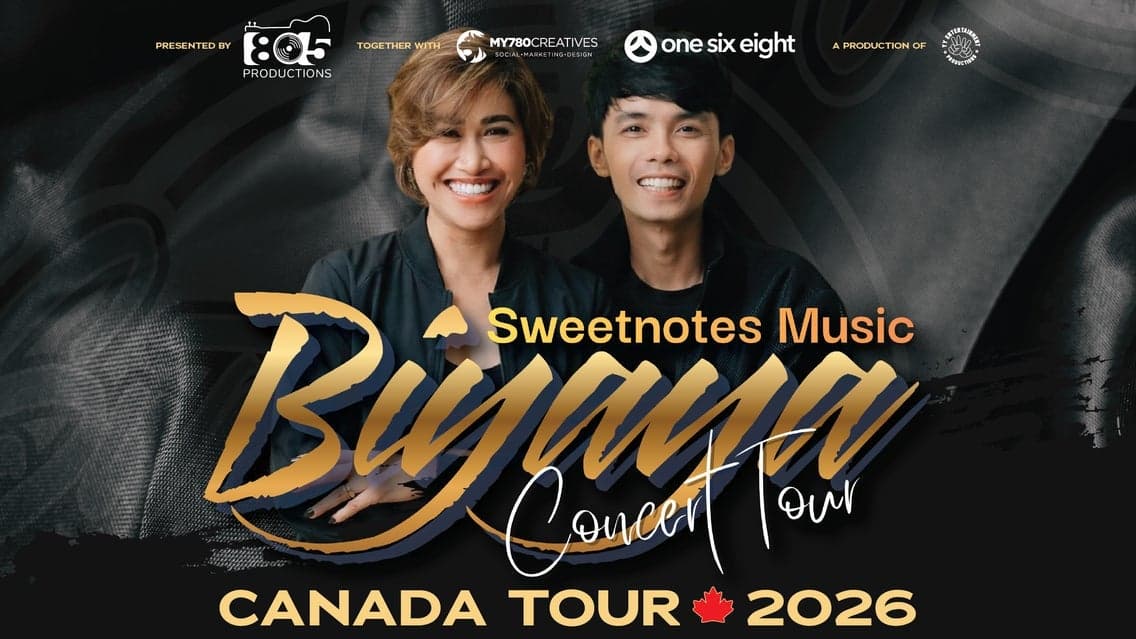 Sweetnotes Biyaya Concert Tour at Northern Alberta Jubilee Auditorium