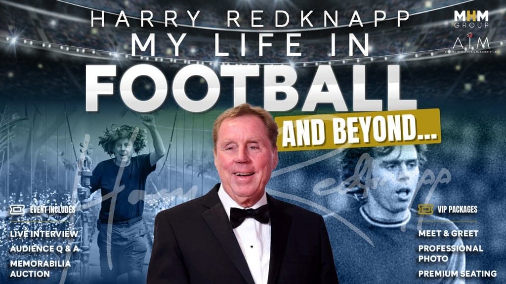 Harry Redknapp - My Life In Football and Beyond at Sheffield City Hall Oval Hall