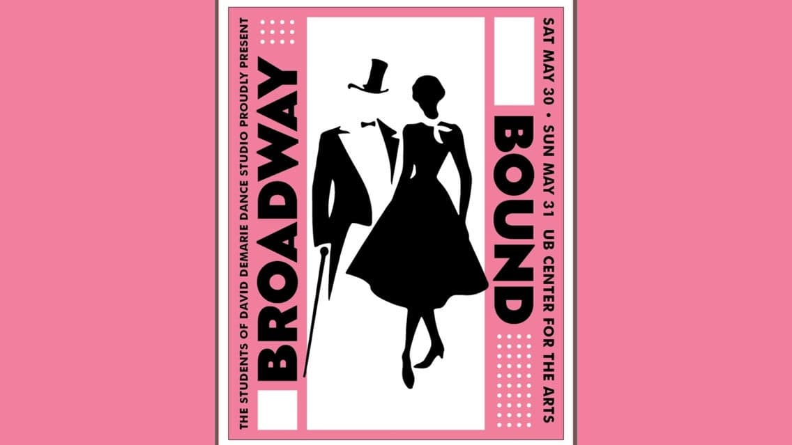 David de Marie: Broadway Bound (PINK) at UB Center for the Arts - Mainstage Theatre