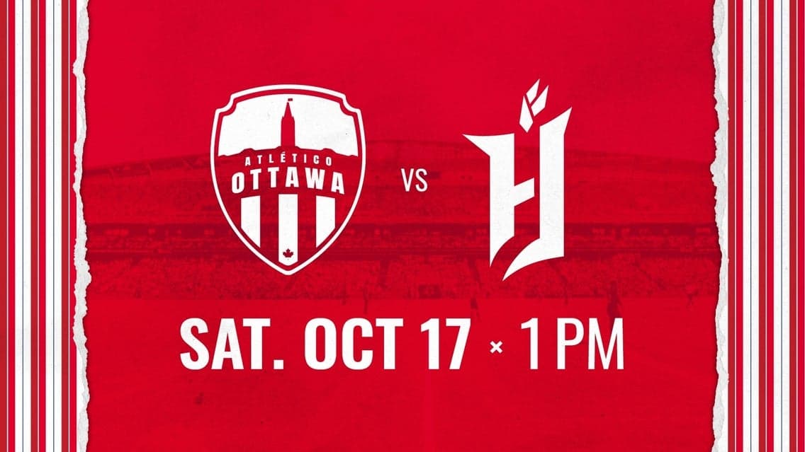 Atlético Ottawa vs. Forge FC at The Stadium at TD Place