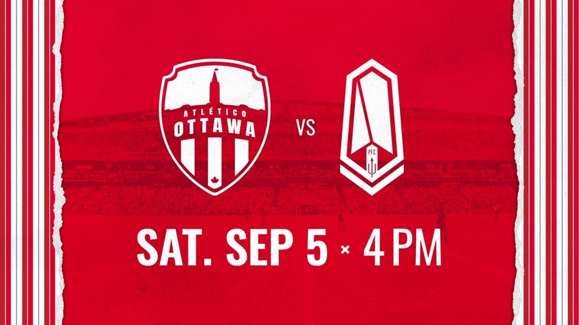 Atlético Ottawa vs. Pacific FC at The Stadium at TD Place