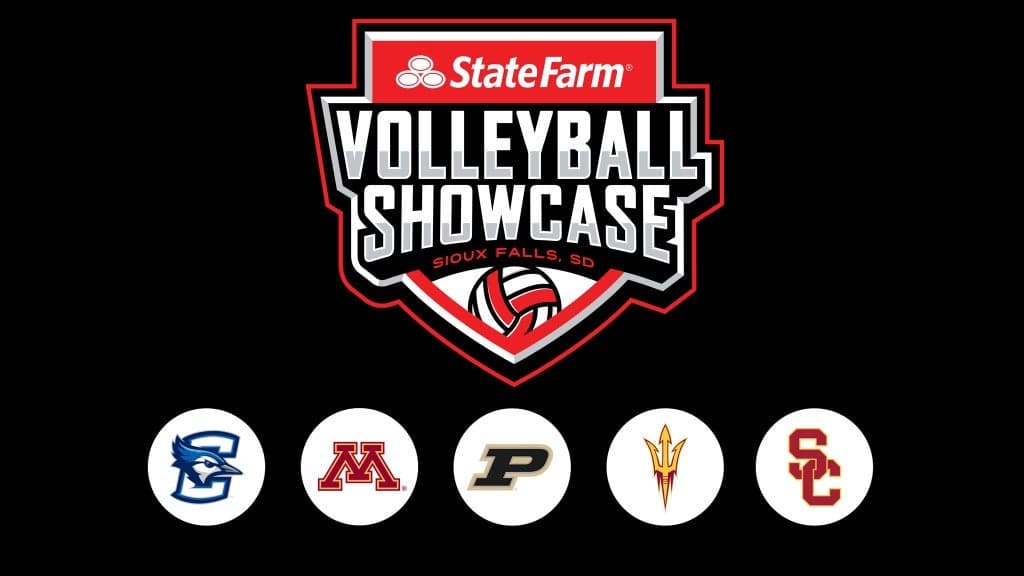 2026 State Farm Women's College Volleyball Showcase Sunday at Sanford Pentagon