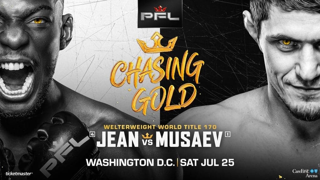 Professional Fighters League MMA: Jean vs Musaev at CareFirst Arena