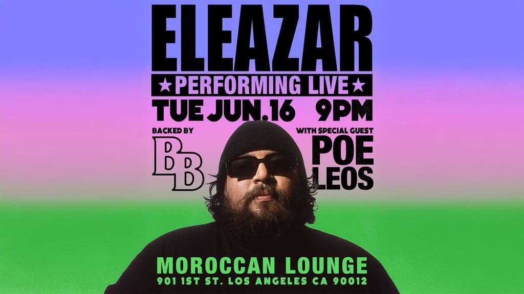 Eleazar with Poe Leos at The Moroccan Lounge