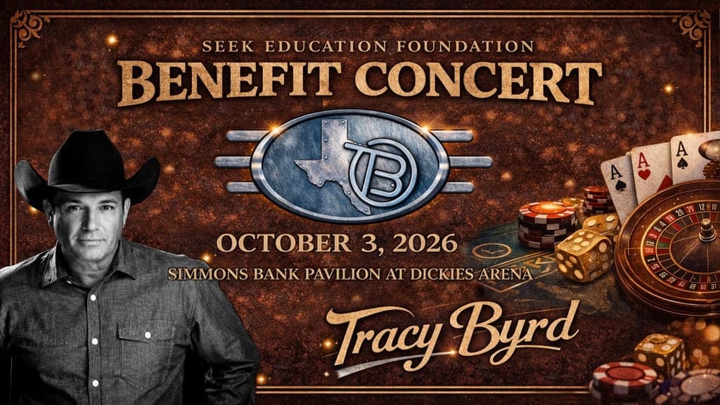 SEEK Education Foundation Benefit Concert featuring Tracy Byrd at Simmons Bank Pavilion