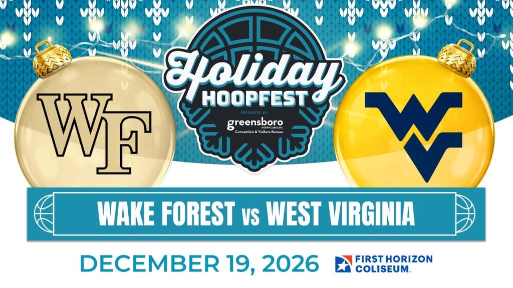 Holiday Hoopfest: Wake Forest vs West Virginia Men's Basketball at First Horizon Coliseum