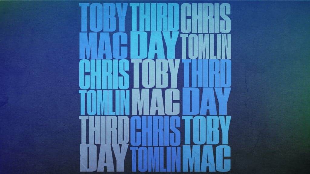TOBYMAC, THIRD DAY, CHRIS TOMLIN at First Horizon Coliseum