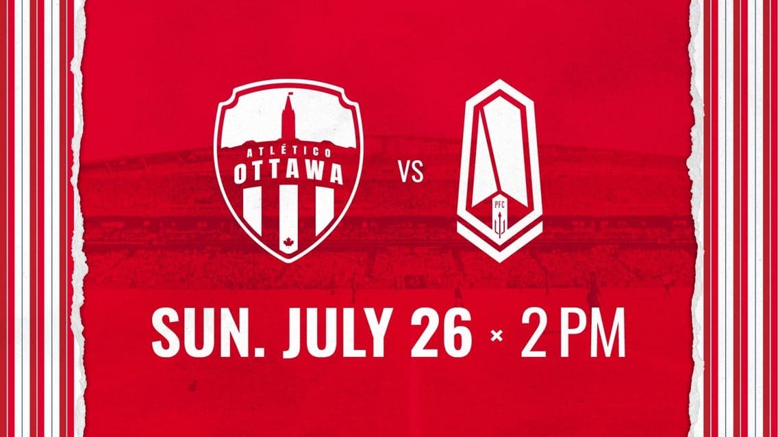 Atlético Ottawa vs. Pacific FC at The Stadium at TD Place