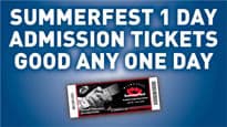 Summerfest 2026 $33 One Day Pass at Henry Maier Festival Park (Summerfest Grounds)