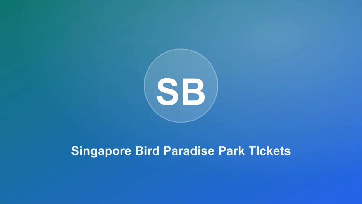 Singapore Bird Paradise Park TIckets