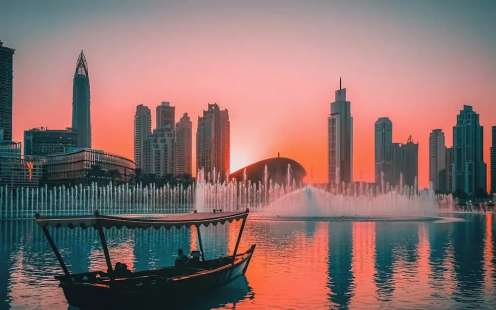 Dubai Fountain Show Tickets with Lake Ride