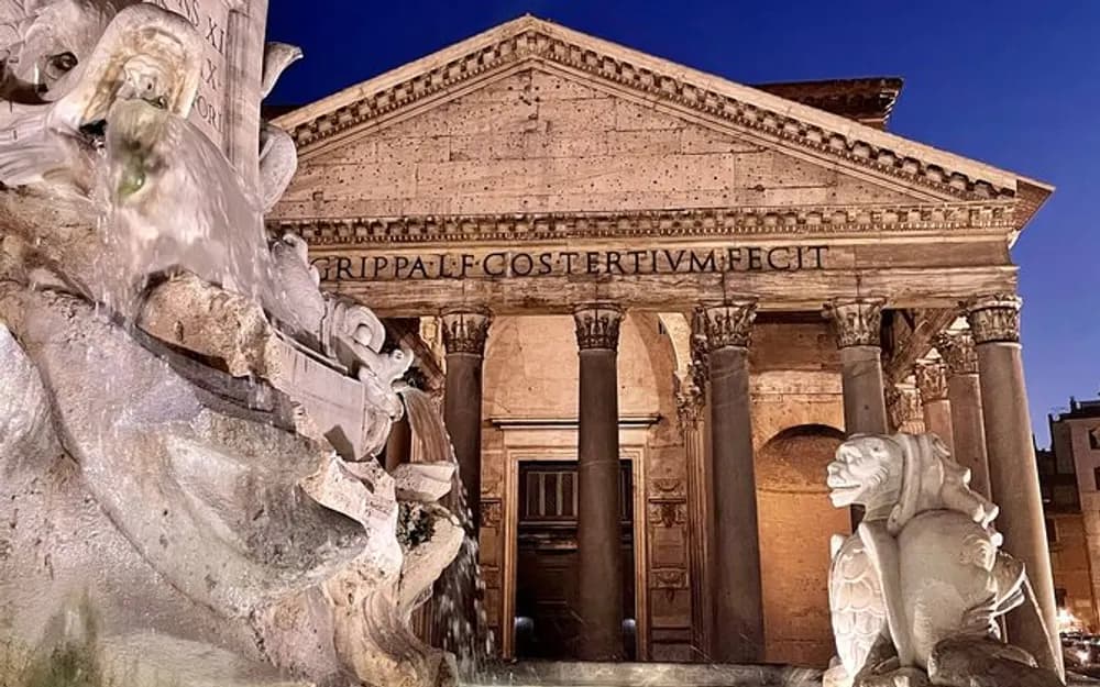 Night Tour of Rome illuminated