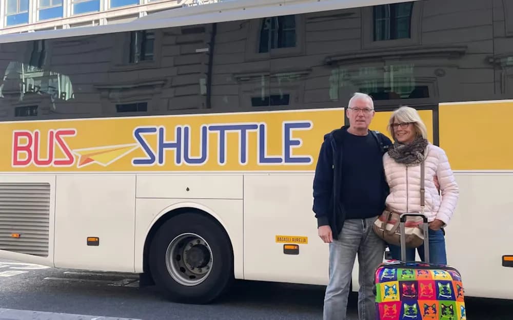 Rome Shuttle Bus: Fiumicino Airport To-From Rome City Center
