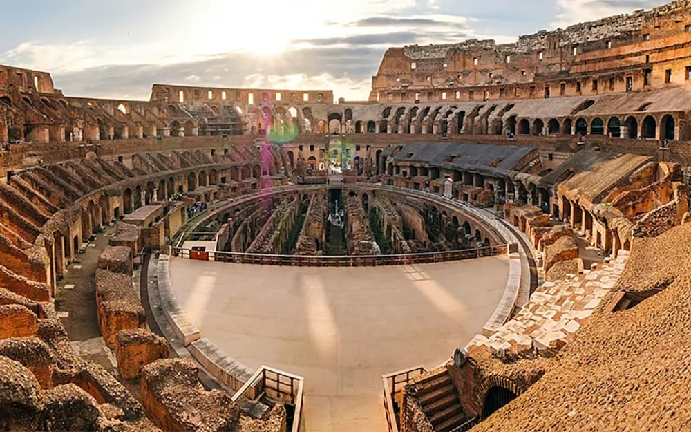 Colosseum with Arena, Roman Forum and Palatine Hill Guided Tour