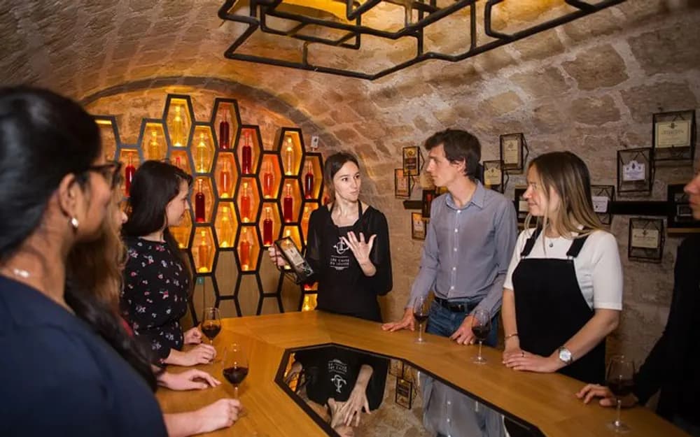 Wine Cellar Guided Tour with Wine Tasting in Paris