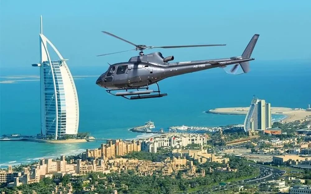 Dubai Helicopter Tour with Private Transfers