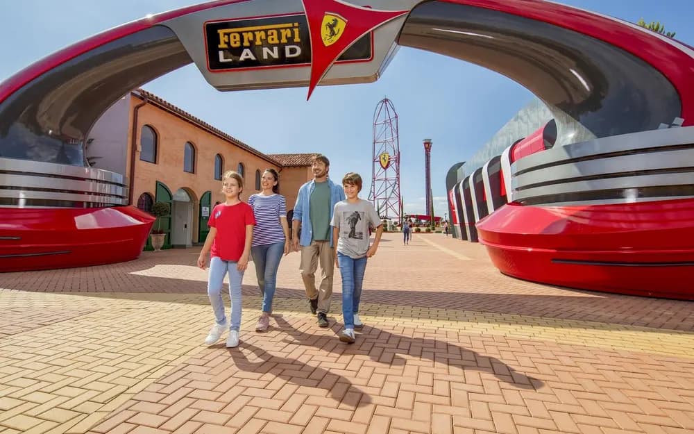 PortAventura and Ferrari Land Tickets with Transfer from Barcelona