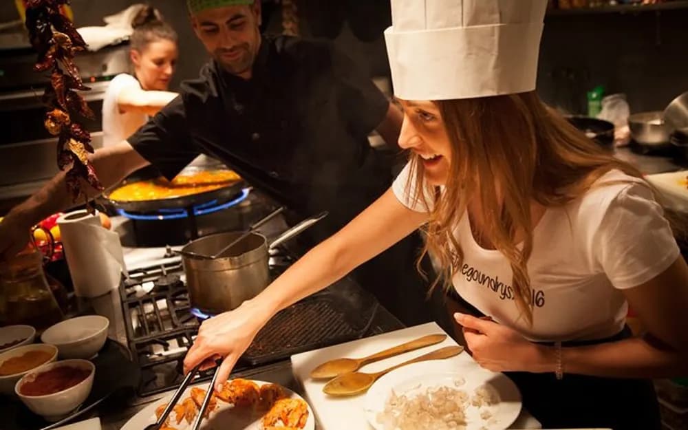 Barcelona Paella Cooking Class and Boqueria Market Guided Visit