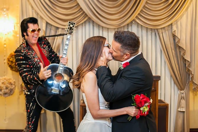 Las Vegas Elvis-Themed Wedding