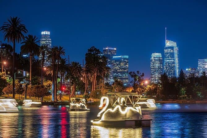 Los Angeles Echo Park Lake Boat Ride