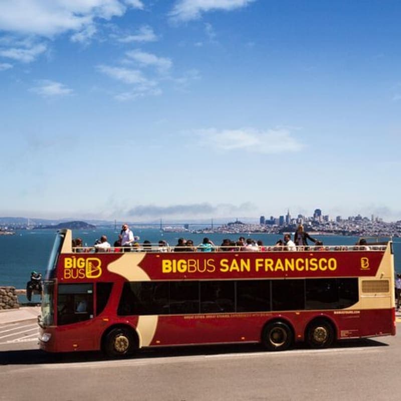 San Francisco Hop-on Hop-off Big Bus Tour and Alcatraz Tickets