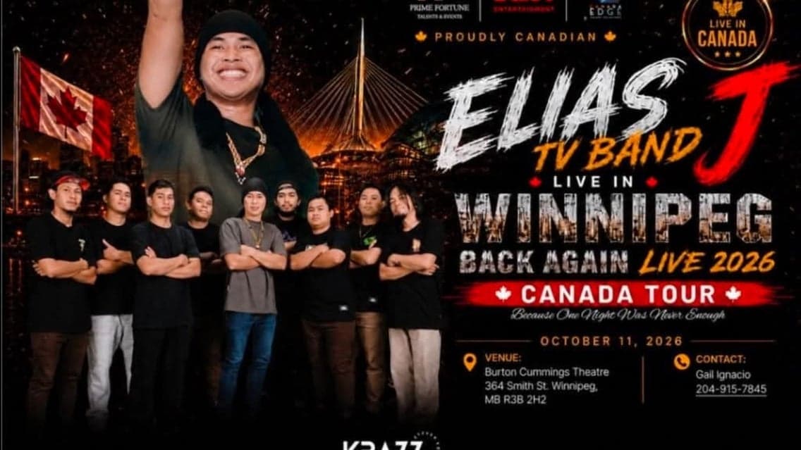 Elias J.TV Band at Burton Cummings Theatre