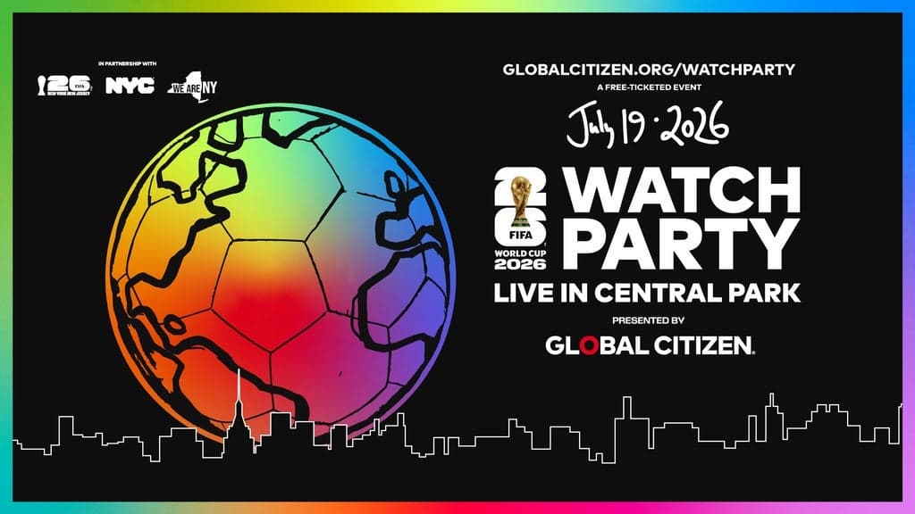 FIFA World Cup 2026 Final Watch Party Live in Central Park at Great Lawn at Central Park