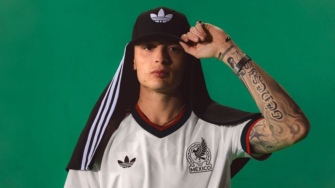 Peso Pluma At The Adidas Home Of Soccer at BMO Stadium